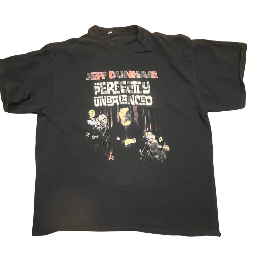 Jeff‎ Dunham Perfectly Unbalanced 2016 Tour Comedy Show T Shirt Black Men XL